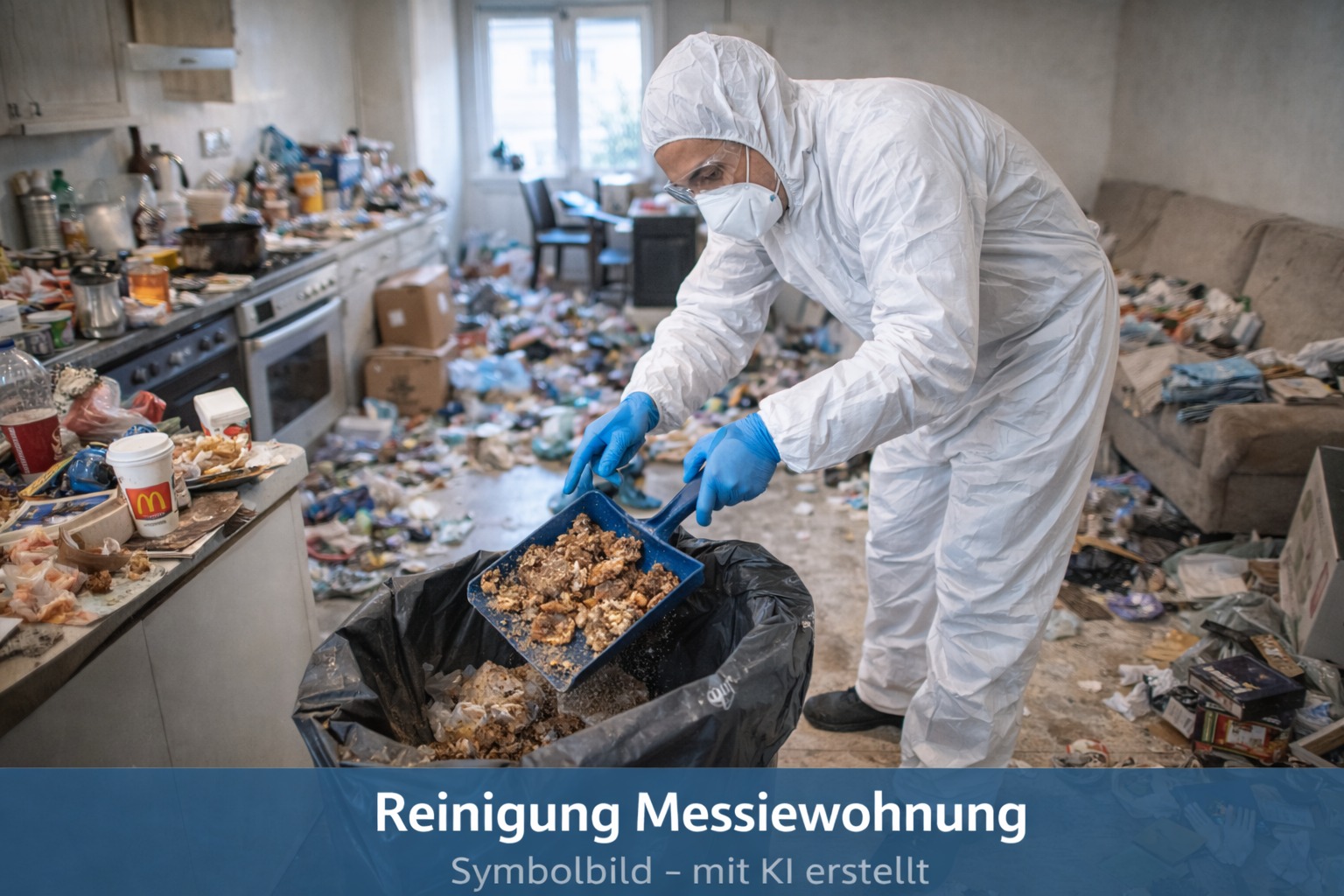 Reinigung von Messiewohnungen