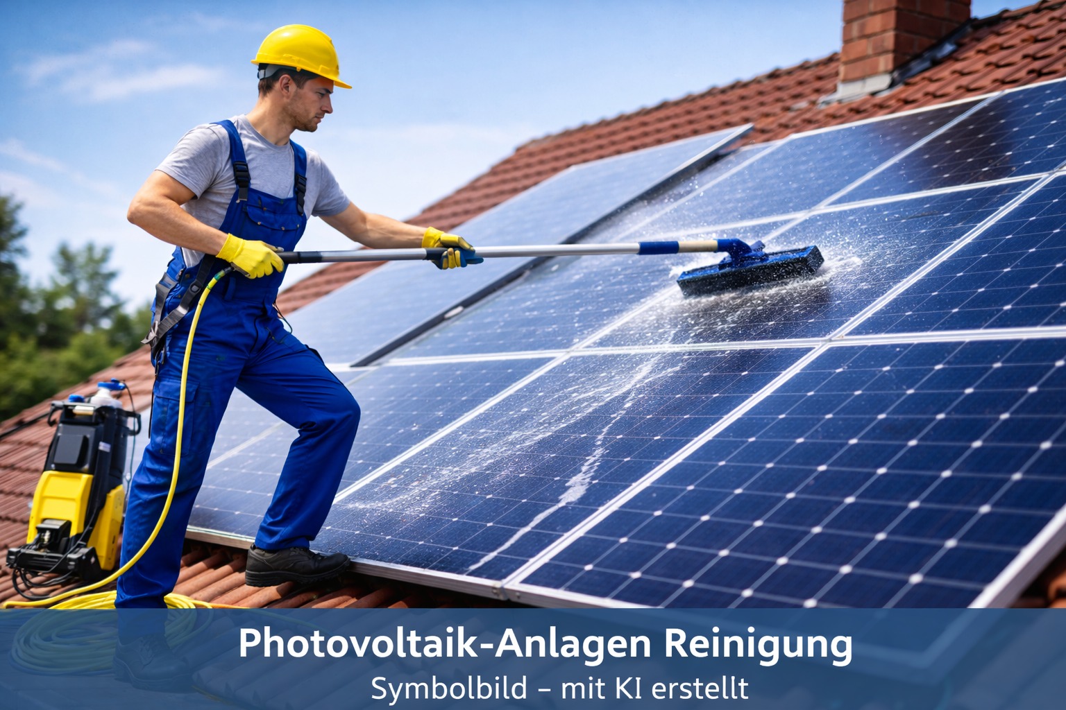 Photovoltaik-Anlagen Reinigung